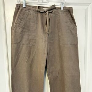 Banana Republic Gray Linen Pants